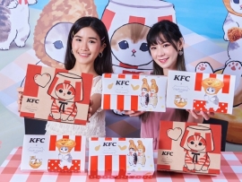 全球獨家KFC專屬造型貓福珊迪邀全民「一起K哇伊」！
